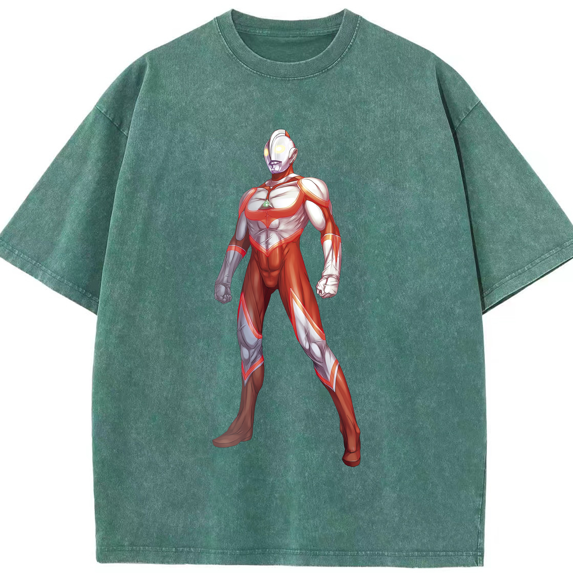 （画像用） ウルトラマン Ultraman 綿100% ヴィンテージ風 半袖Tシャツ（フロントプリント）